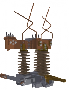 Venkovní, vnitřní trakční odpínače a odpojovače