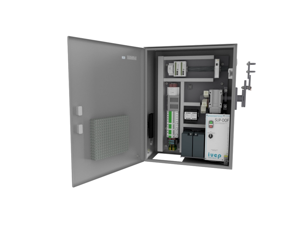 Elektromotorový venkovní pohon typ SUP-DOF - bezdrátové ovládání GPRS/LTE/Radio, F.L.I.R. (FAULT LOCATION ISOLATION RESTORATION) IVEP SYSTEM, IND 4.0 ready