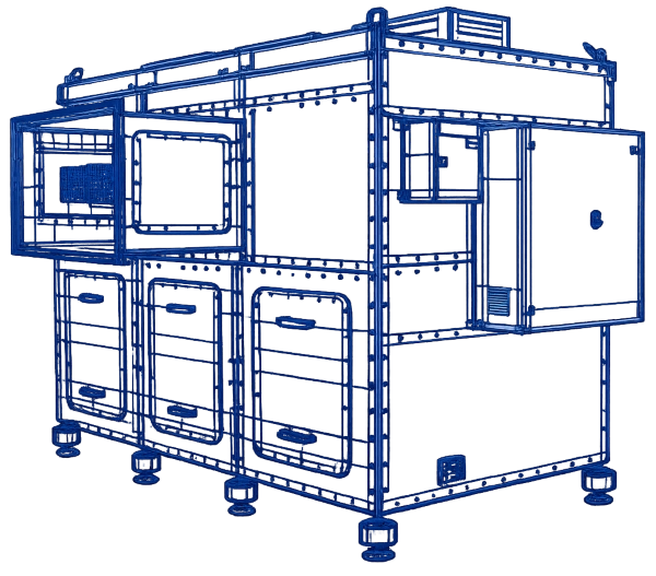 Combined Medium-Voltage Generator Terminal Box with a Compact Layout