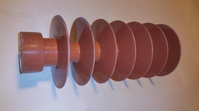 Tension, post and supporting line insulators