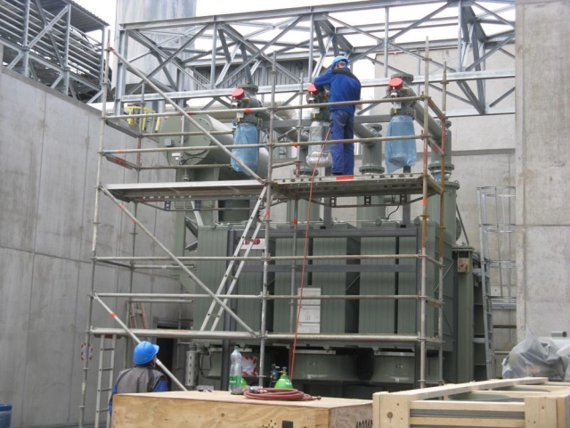 SF6 insulated technology, cable bushing for power transformers