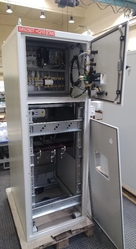 VN rozvaděč MSVI pro bezpečný servis cementových mlýnic v prašném prostředí